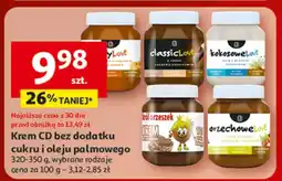 Auchan Krem CD bez dodatku cukru i oleju palmowego, 320-350 g, wybrane rodzaje oferta
