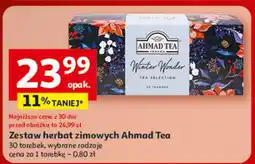 Auchan Zestaw herbat zimowych Ahmad Tea, 30 torebek, wybrane rodzaje oferta
