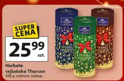 Auchan Herbata cejlońska Thurson, 100 g, wybrane rodzaje oferta