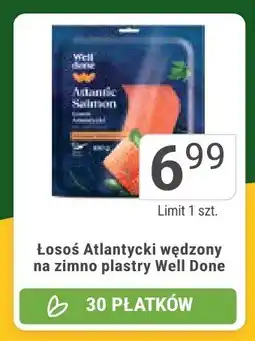 Stokrotka Łosoś Atlantycki wędzony na zimno plaster Well Done oferta
