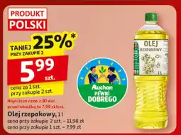 Auchan Olej rzepakowy, 1l Auchan oferta