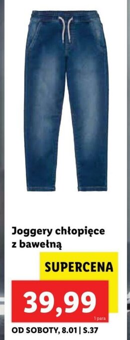 Lidl Joggery chłopięce oferta