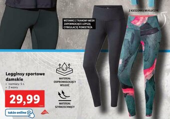 Lidl Legginsy sportowe damskie oferta