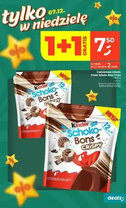 Dealz Cukierki crispy Kinder Schoko-Bons oferta