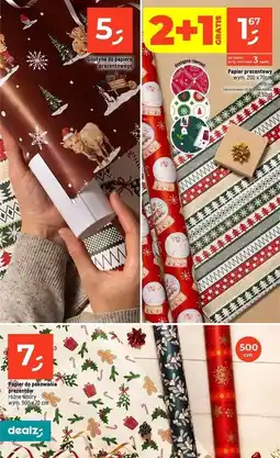 Dealz Papier prezentowy 200 x 70 cm oferta