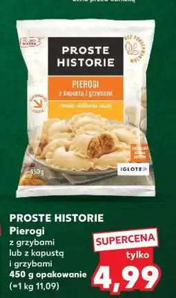 Kaufland Pierogi z grzybami Iglotex Proste Historie oferta