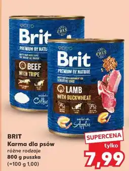 Kaufland Karma dla psa z wołowiną Brit Premium By Nature oferta