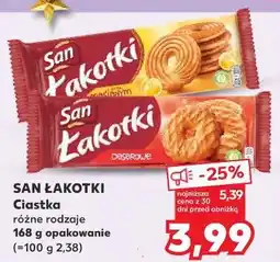 Kaufland Ciastka maślane San Łakotki oferta