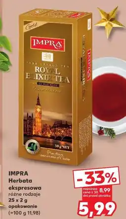Kaufland Herbata Impra Royal Elixir Tea Gold oferta