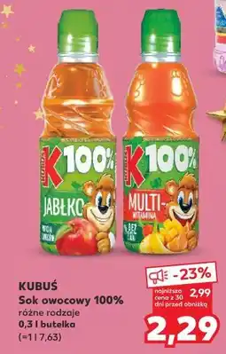 Kaufland Sok multiwitamina Kubuś 100% oferta