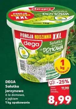 Kaufland Sałatka z warzywami i jajkiem Dega oferta