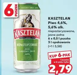Kaufland Piwo Kasztelan Jasne Pełne oferta