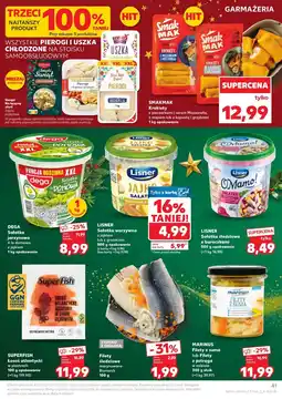 Kaufland Pierogi z kapustą i grzybami Karczma Bukówka oferta