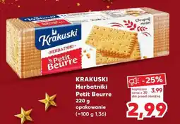 Kaufland Herbatniki Krakuski Petit Beurre oferta