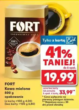 Kaufland Kawa Fort oferta