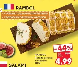 Kaufland Ser rambol orzechowy oferta