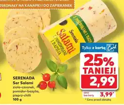 Kaufland Ser z czarnym pieprzem i papryką chilli Serenada Salami oferta