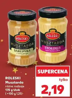 Kaufland Musztarda delikatesowa stołowa Roleski oferta