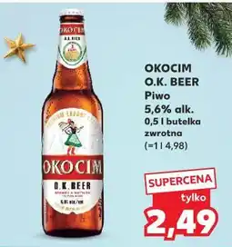Kaufland Piwo Okocim O.k. Beer oferta