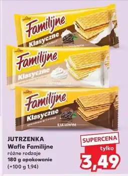 Kaufland Wafle kakaowe Jutrzenka Familijne oferta