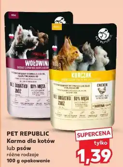 Kaufland Karma dla psa wołowina Pet Republic oferta