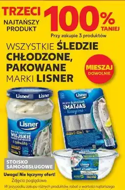 Kaufland Śledź atlantycki w sosie śmietanowym Lisner oferta