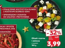 Kaufland Oliwki czarne i zielone z serem feta oferta
