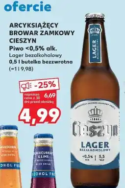 Kaufland Piwo Cieszyn Lager oferta