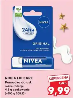 Kaufland Pomadka do ust original Nivea 24H Melt-In Moisture oferta