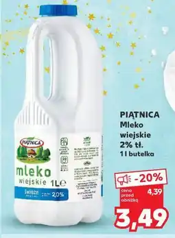 Kaufland Mleko wiejskie 2% Piątnica oferta