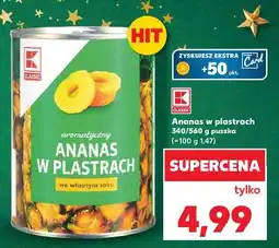 Kaufland Ananas w plastrach K-Classic oferta