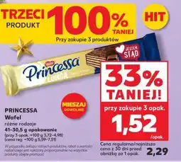 Kaufland Wafelek dark chocolate klasyczna Princessa Longa oferta