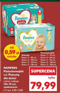 Kaufland Pieluszki dla dzieci maxi 4 Pampers Premium Care oferta