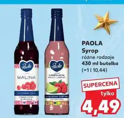 Kaufland Syrop malina limonka Paola Lemoniada oferta