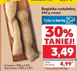 Kaufland Bagietka rusticata z oliwkami oferta