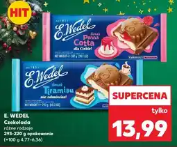 Kaufland Czekolada mleczna o smaku panna cotta E. Wedel oferta