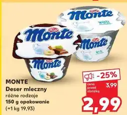 Kaufland Deser mleczno-czekoladowy z orzechami Zott Monte oferta
