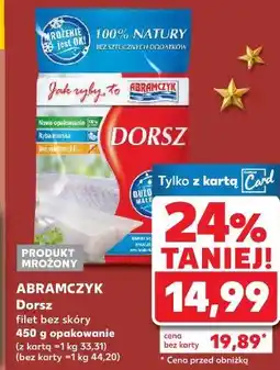 Kaufland Dorsz filet bez skóry Abramczyk oferta