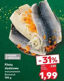 Kaufland Filety śledziowe bismarck marynowane oferta