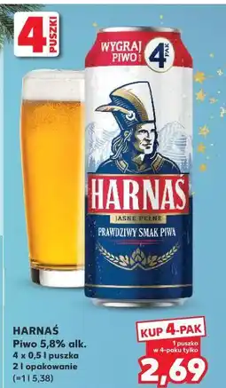 Kaufland Piwo Harnaś Jasne Pełne oferta