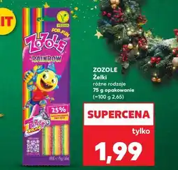 Kaufland Żelki rainbow Zozole oferta