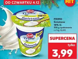 Kaufland Śmietana 18% Zott Primo oferta