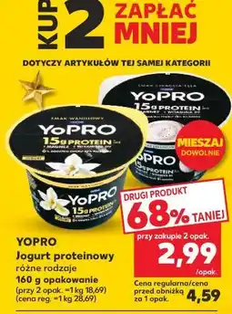 Kaufland Jogurt proteinowy wanilia Danone Yopro oferta