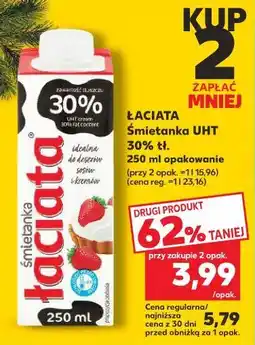 Kaufland Śmietanka 30% Łaciata oferta
