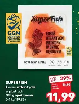 Kaufland Łosoś atlantycki wędzony w dymie dębowym Superfish oferta