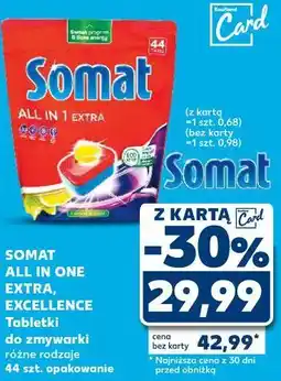 Kaufland Tabletki do zmywarki lemon&lime Somat All In 1 oferta