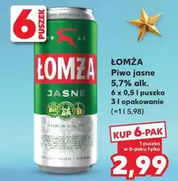 Kaufland Piwo Łomża Jasne (Dawniej Export) oferta