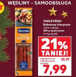 Kaufland Kabanos wieprzowy Tarczyński oferta