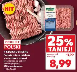 Kaufland Mięso mielone wieprzowe z szynki Stoisko Mięsne oferta
