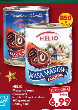 Kaufland Masa makowa z bakaliami Helio oferta